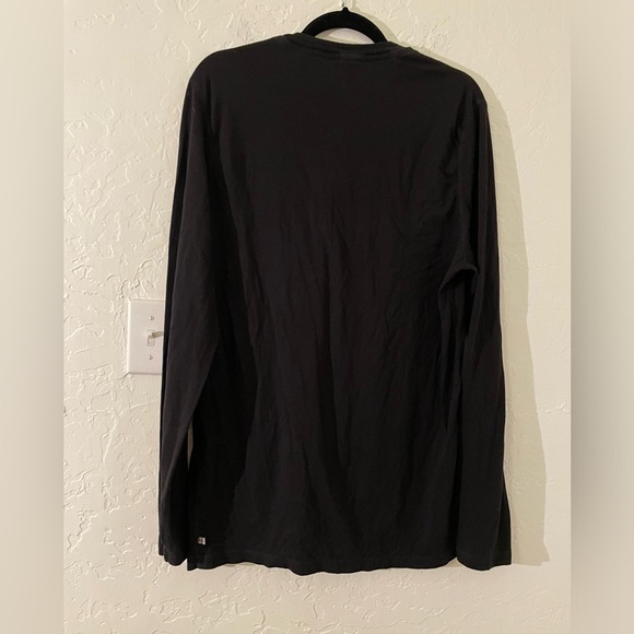 AG Adriano Goldschmied men’s long sleeve Henley. Black. XL. EUC. - Picture 7 of 7